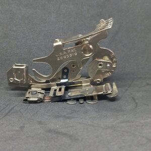 Greist Ruffler Presser Foot Sewing Machine Attachment Pat.2593519-Adjustable-Vtg